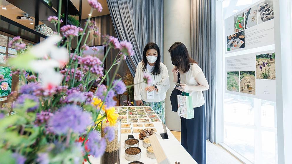 two women in store